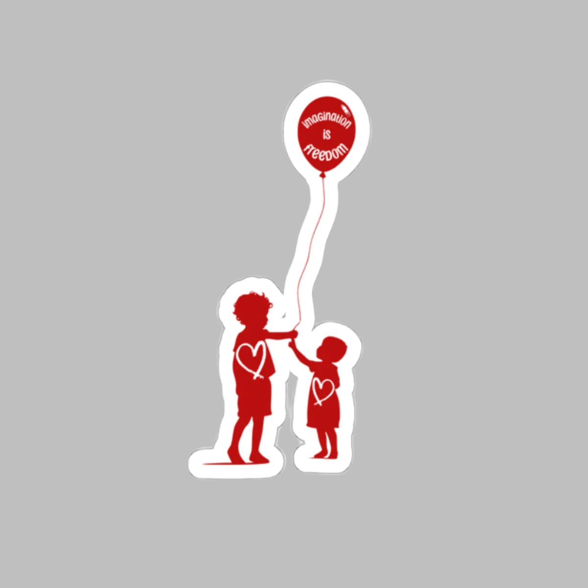 Imagination is Freedom Stickers