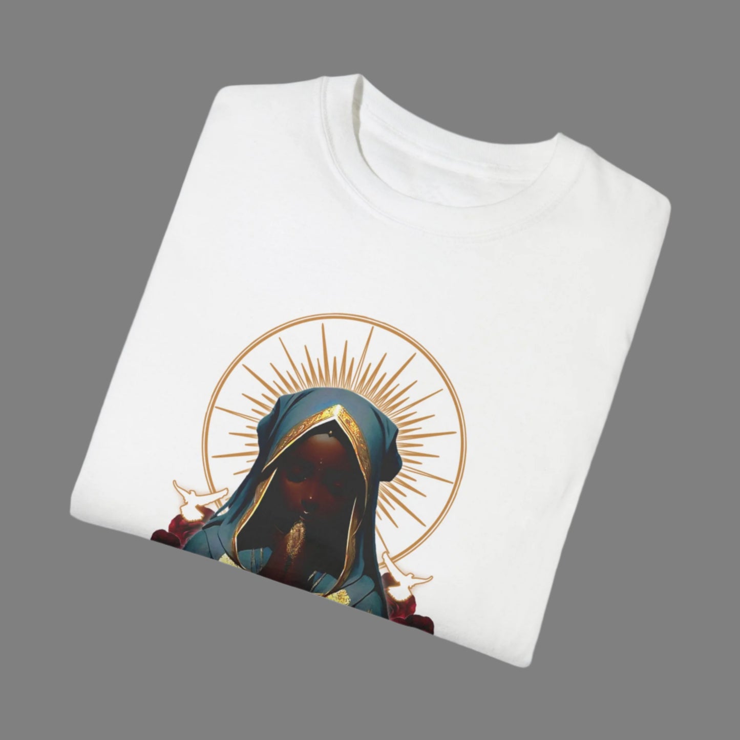Melanated Mary White Tee