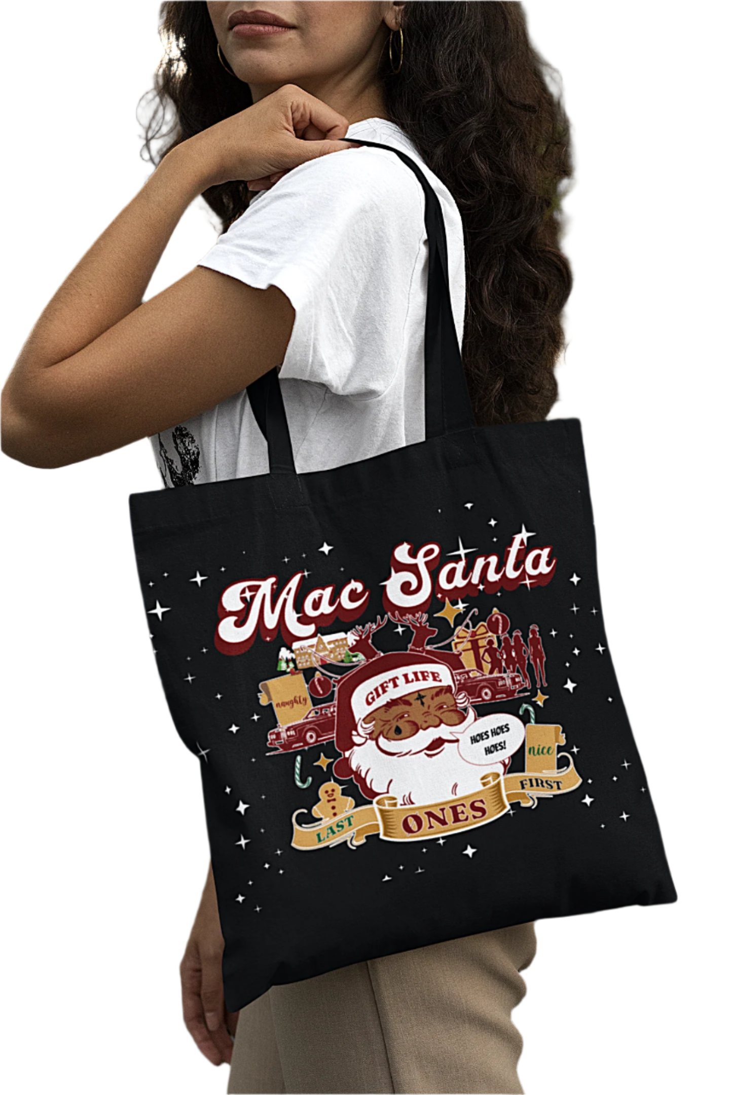 Mac Santa Tote Bag