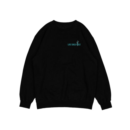 Spiritual Warrior Black Crewneck